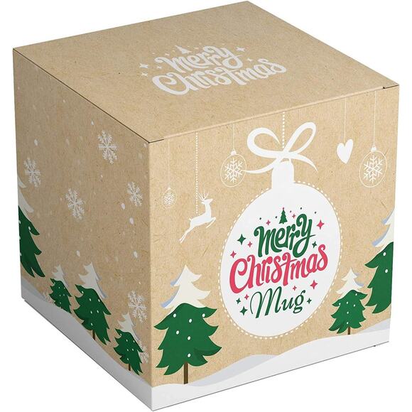 Christmas Movies Watching Mug Holiday Gift Ceramic Cup in Decorative Box - Picture 6 of 7